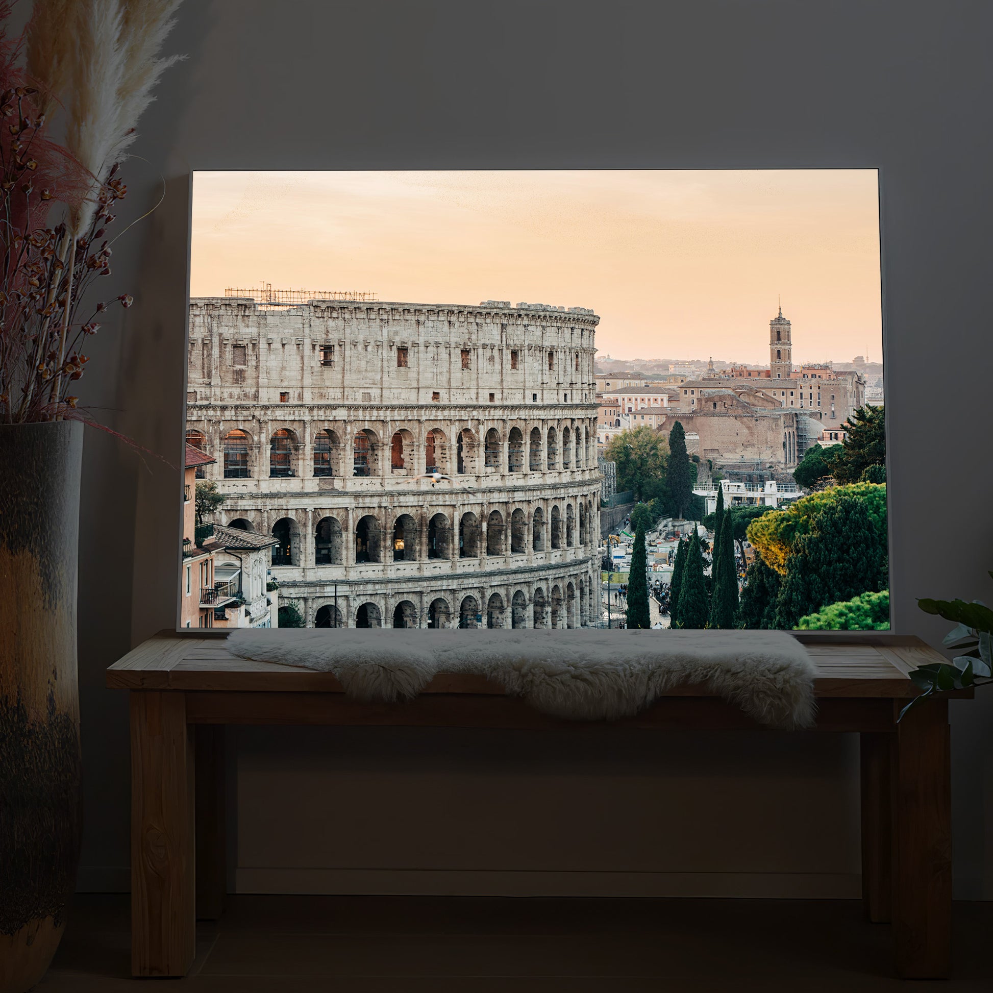 LED-Bild mit Colosseum-Motiv, rechteckig, gedrucktes Foto