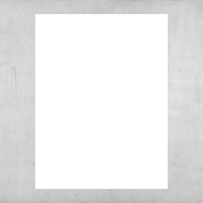 Austauschbild mit weißem Innenfeld, Hochformat